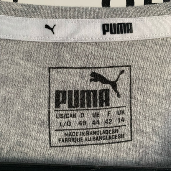 💕Puma gray crop tshirt💕 - Picture 3 of 3